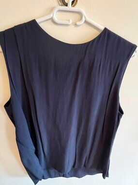 🌊 & Other Stories Navy Sleeveless Top — Size US 6